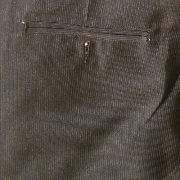 NWOT - Michael Brandon Mens Pinstripe Casual/Dress Trouser Pants Black. - Picture 4 of 5